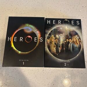 Heroes Seasons 1 & 2 DVD Box Set - Black with Multicolor Accents